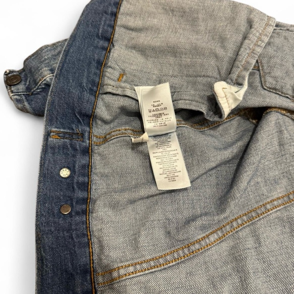 Stylish Blue Denim Jacket polo women size medium - Picture 3 of 7